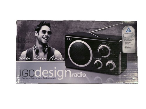 Jgc design radio schwarz ukw - jgc,
