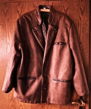 Trachtenjacke Jacke Kunstleder