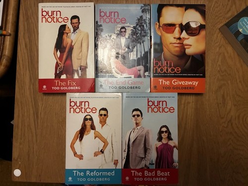 Burn notice books - burn,