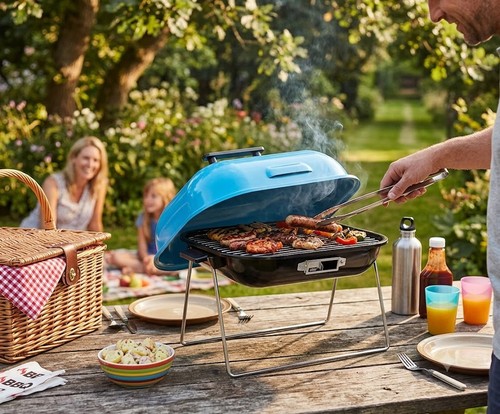 Tragbarer bbq grill x - tragbarer, bbq®