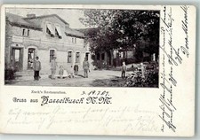 13657010 - Hasselbusch Gasthaus Zuch Soldin / Mysliborz (Stadt und Kreis) 1907