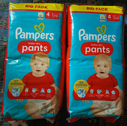 Pampers baby dry pants - pampers, big