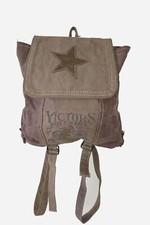 Fahrrad Canvas & Leder Rucksack Tasche - Carpe Diem NEU