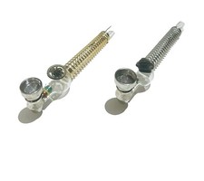 Smoke Glaspfeife Pfeife Pipe Handpfeife Tabak Tabakpfeife 15cm Spirale Tobacco