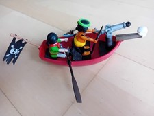 Playmobil, Piraten Kanonenruderboot/Kanonensegel-/normales Ruderboot
