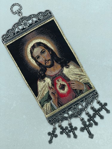 Herz jesu christi wandteppich - jesu,