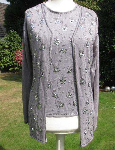 Wie neu glitzer twinset - glitzer, aus