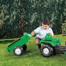 Trettraktor mit anhänger - mit,