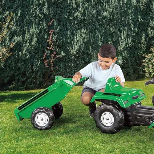 Trettraktor mit anhänger - mit,