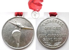 DDR GST 1956 Medaille Fallschirmspringer Karl-Marx-Stadt (VMA NVA ) east german