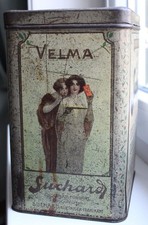 Groß alt Blechdose 27cm Nr