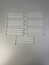 7x Schleich Zaun Weiß