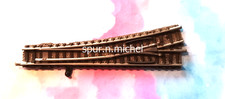 ob 1 Weiche links mit leitendem Herzstück 9178 Gleise Spur N Fleischmann Piccolo