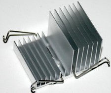 Mainboard Chipsatz Aluminium Passiv Kühler 50x37x(33&12)mm Hakenabstand 60x47mm