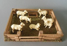 Pferch Gatter mit 6 Schafe