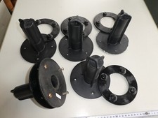 5 Stück Stativaufnahme, Einbauflansch für PA-Lautsprecher, stabiler Kunststoff
