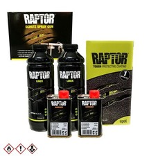 (44,04€/L)SET 2x Upol Raptor 948ml Schwarz Beschichtung + Härter + Pistole!