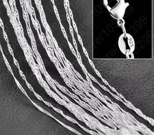 10 Silberketten, 925