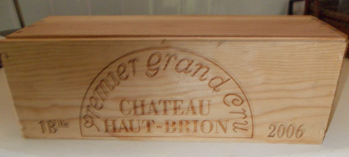 Leere weinkiste chateau - chateau, haut