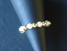 Venezianischer Murano Glas Ring - Pearl - Biancardi Venezia - Murano Glas Perlen