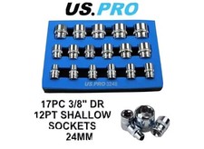 US PRO Tools 17 Stck. 3/8" DR
