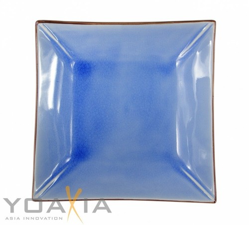 Bleu keramik teller - [, keramik-