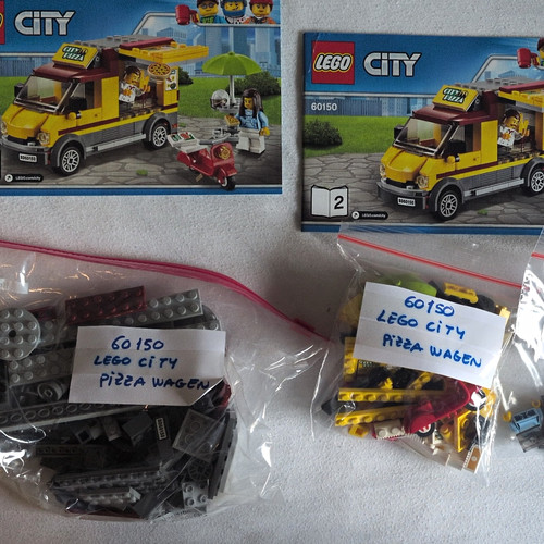 Lego city 60150 pizza wagen - lego,