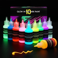 Schwarzlicht Leuchtfarben Set