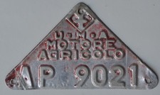 Nummernschild italien traktor