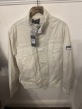 Rockport Marine Hydro Shield Beige Herrenjacke Größe L Terrassen Neu mit Etikett