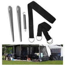 Abspannset Sturmsicherung Spannband 12,5m für Wohnwagen Planen Vorzelte Markisen