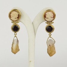 Ohrringe Aus Vergoldetem 925