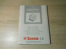 Bedienungs- und Wartungsanleitung Saeco Cafe Prima Superautomatica