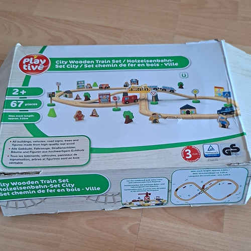 Playtive city wooden train - city,