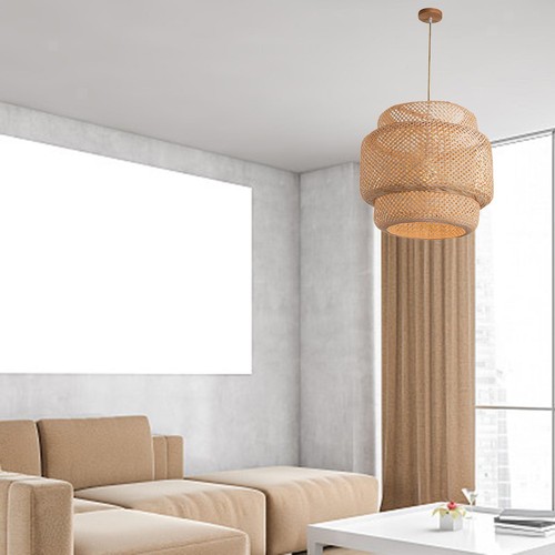 Rattan kronleuchter - rattan,