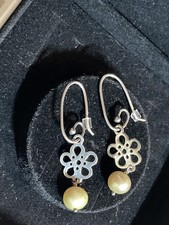 Pandora Ohrringe Haken,Anhänger mit Perle,Mix,Compose Retired