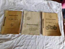 EMW R35 Ersatzteil-Liste  Ersatzteil-Tafeln  Kundendienstheft Betriebsanleitung