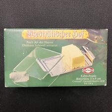 Butterdose Marke Tischfein Westfälischer Hof Edelstahl Crominal 18/10 OVP