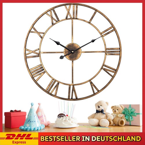 Wanduhr 50cm designuhr vintage - 50cm,