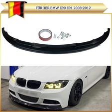 Front Spoiler Lippe Performance Schwarz Glanz passend für 3er BMW E90 E91 08-12