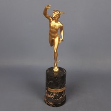 Statue Bronze Mercury D’Oro