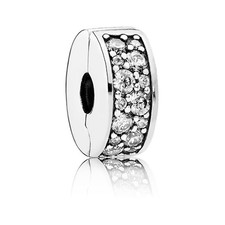 Pandora Moments Silber weißer