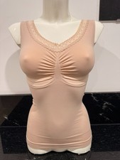 Schlankstütz Mieder Top Beige