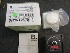 BERKER Integro Drehdimmer mit Knopf und Rahmen  polarweiß glänzend  0928712579