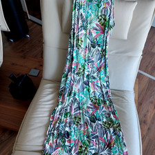 Damen Kleid Alba Moda bunt neu Gr. 38 Maxikleid Jersey Sommerkleid