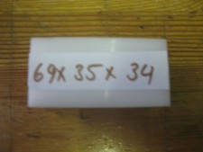 PE Kunstoff Block 2Stück ( 69x35x34 )