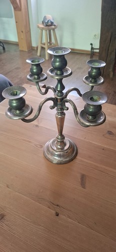 Kerzenleuchter versilbert