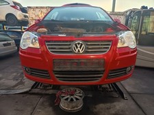 VW Polo 9N3 original Stoßstange Fänger vorn/Front P3G Flashrot Bj 2006