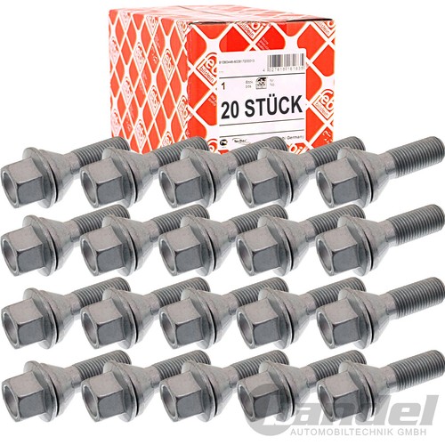 20x febi radschraube kegelbund - febi,