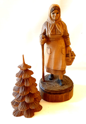 Erzgebirge figur und - erzgebirge, baum